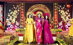 Các hoa, á hậu đình đám xuất hiện tại khai mạc Lễ hội Tết Việt Giáp Thìn 2024