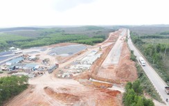 Dự án cao tốc Vạn Ninh - Cam Lộ hoàn thiện hơn 22km nền đường, thảm nhựa 14km