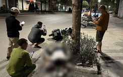 Nghi say rượu, tự lao xe máy vào gốc cây ven quốc lộ 18, một nam thanh niên phải nhập viện