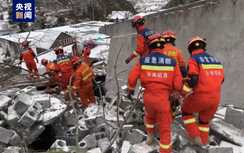 Sạt lở đất nghiêm trọng, hàng chục người ở một làng của Trung Quốc bị vùi lấp