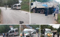 Vụ tài xế xe đưa tang mắc kẹt trong cabin: Xe tải lấn làn, hết hạn đăng kiểm
