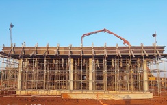 Cất nóc công trình đầu tiên phục vụ quản lý bay tại sân bay Long Thành