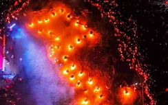 54 nồi bánh tét xếp hình chữ S tặng người dân Đất Mũi