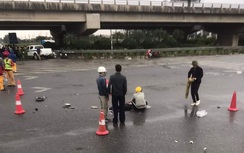 Hà Nam: Xe Howo cán xe máy ở nút giao Vực Vòng, một phụ nữ tử vong