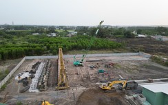 Nhà thầu tranh thủ đúc dầm, làm cầu vượt khi chờ mặt bằng cao tốc Biên Hòa - Vũng Tàu