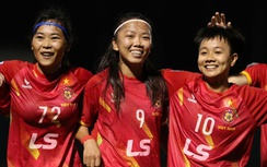 Chân sút số 1 tuyển nữ Việt Nam lọt top 5 vua phá lưới giải châu Á
