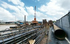 Đoạn sạt lở trên QL80 tuyến tránh Long Xuyên đã khắc phục đến đâu?