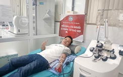 Chiến sĩ CSGT liên tiếp hiến tiểu cầu cứu hai cháu nhỏ