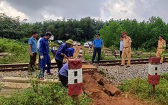 Rào lối đi tự mở băng qua đường sắt ở Quảng Trị