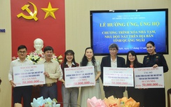 Sở TT&TT Quảng Ngãi cùng các cơ quan báo chí đồng hành xóa nhà tạm, nhà dột nát