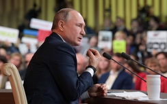 Tổng thống Nga Putin họp báo cuối năm, lần đầu tiên dùng AI để lọc câu hỏi