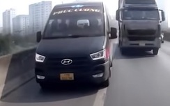 Phạt 5 triệu đồng tài xế xe khách đi vào làn khẩn cấp đường Vành đai 3