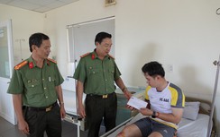 Trung úy cảnh sát cơ động bị tai nạn tử vong trên QL1