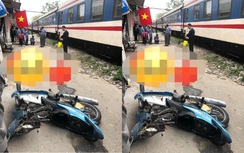Va chạm với tàu hỏa, người đàn ông đi xe máy tử vong tại chỗ