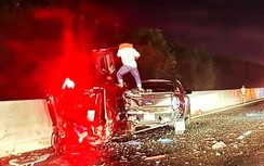 Tai nạn liên hoàn giữa 4 ô tô trên cao tốc Phan Thiết - Dầu Giây