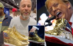 CEO gốc Nga chi hàng nghìn đô mua giày thể thao “dát vàng” có chữ ký ông Donald Trump