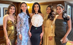 Hoa hậu Mai Phương chào sân ấn tượng, năng nổ tại nhà chung Miss World 71