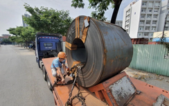 Xếp cuộn thép trên xe thế nào để đảm bảo an toàn khi tham gia giao thông?