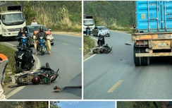 Va chạm với 2 xe tải, người phụ nữ tử vong trên QL3