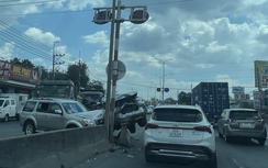 Va chạm liên hoàn trên QL51, nhiều xe hư hỏng nặng