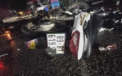 Hai xe máy đối đầu khiến 1 người tử vong, 1 người đang cấp cứu