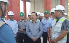 Thứ trưởng Nguyễn Duy Lâm: Làm "3 ca, 4 kíp" đẩy tiến độ cầu Rạch Miễu 2