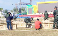 Ba trận địa pháo hoa ở Sóc Trăng sẵn sàng khai hỏa đón năm mới