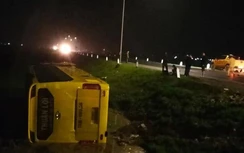 2 tài xế vụ xe chở 39 khách lật xuống ruộng có kết quả kiểm tra nồng độ cồn