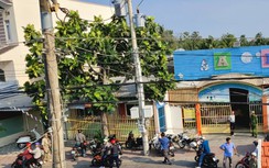Công an vây bắt người đàn ông cầm dao xông vào trường mầm non ở Tiền Giang