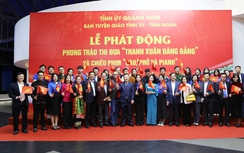 Quảng Ninh: Hàng ngàn người tham gia lễ phát động phong trào "Thanh xuân dâng Đảng"