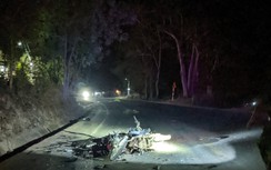 Kon Tum: Xe máy đối đầu nhau trên QL24, 2 người tử vong
