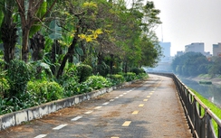 Đường dành riêng cho xe đạp đầu tiên của Hà Nội "ế khách"