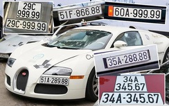 Đề nghị luật hóa quy định đấu giá biển số xe ô tô