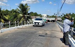 Sửa xong nhịp cầu ở Cần Thơ sau khi bị sà lan làm xô lệch