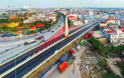 Hải Phòng: Công trường nút giao thông khác mức trên QL5 khẩn trương trước ngày về đích