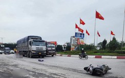Va chạm với ô tô tải trên quốc lộ 18, nam tài xế xe máy tử vong tại chỗ