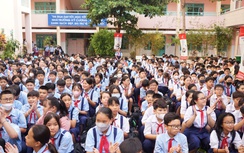 TP.HCM: Sôi động buổi tuyên truyền ATGT tại trường THCS Hậu Giang