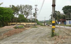 Đường gần 500 tỷ ở Hà Nội vỡ tiến độ vì vướng mặt bằng