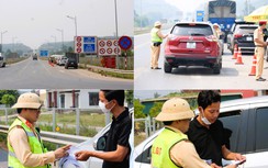 Sau 1 tuần phân luồng xe vào cao tốc Cam Lộ - La Sơn, tình hình giao thông ra sao?