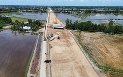 Thi công vượt tiến độ nhiều cây cầu trên cao tốc Cần Thơ - Cà Mau