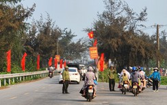 Ngày thứ 2 nghỉ lễ: Biển Cồn Vành Thái Bình vắng khách, giao thông thông thoáng