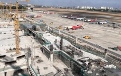 Tiến độ thần tốc trên công trường nhà ga T3 sân bay Tân Sơn Nhất