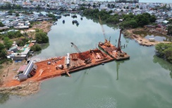 Mặt bằng cản tiến độ cầu Văn Thánh ở cửa ngõ TP Phan Thiết