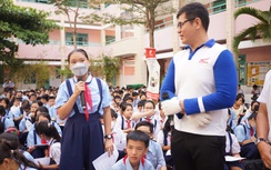 Tập huấn ATGT cho hàng trăm học sinh trường THCS Hậu Giang