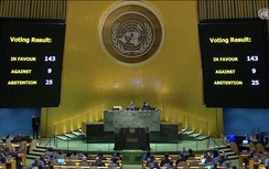 Đại hội đồng LHQ thông qua nghị quyết trao thêm quyền cho Palestine