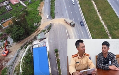 Vụ xe chở đất "xé rào" vào cao tốc: Các lái xe khai gì?
