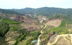 Nhà thầu cao tốc Khánh Hòa - Buôn Ma Thuột tập kết máy móc chờ mặt bằng