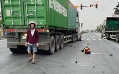 Lái xe đầu kéo vượt đèn đỏ gây tai nạn khiến người phụ nữ bị thương nặng