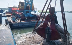 Cát về công trường cao tốc Cao Lãnh - An Hữu, nhà thầu tăng tốc đẩy tiến độ