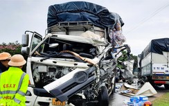 Vụ 2 xe tải tông trực diện trên QL9: Phát hiện một tài xế dương tính ma túy